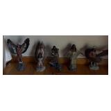 Set of 5 Native American-Themed Decorative Figurines - Eagle Dancers & Women - Lake Odessa Off-Site
