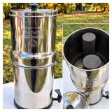 Berkey Stainless Steel Gravity Water Filtration System with 2 Black Filters - Potterville
