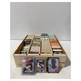 Large Baseball & Football Trading Card Collection Barry Sanders, Ryne Sandberg & More