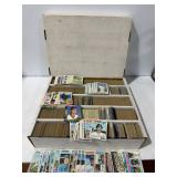 Large Baseball Card Collection 1970s 1990s Topps & Assorted - Multi-Row Box