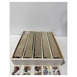 Large 5-Row Box of 1981 Topps Football Cards Thousands of NFL Trading Cards