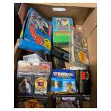 Large Mixed Sports Trading Card Lot Topps, Score, Fleer, Conlon & Pinnacle