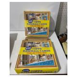 Pair of Official Topps Baseball Card Collecting Kits with Binders, Cards & Supplies
