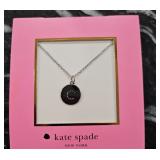 New Kate Spade "One In a Million" Initial Necklace .040 Silver "C"