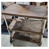 Three Shelf Rolling Cart