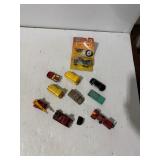Assorted Die-Cast Toy Vehicle Lot with Matchbox Peterbilt Cement Truck