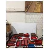 Large Lot of Metal Farm Toy Trailers & Implements McCormick-Deering Cargo Wagons