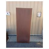Tall Wood Grain 4-Shelf Bookcase / Storage Shelving Unit