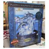 Playful Dolphins LED Fountain