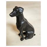 Vintage MCM Bronze Greyhound Whippet Hunting Dog Approx 8 Inches