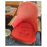 Arm Chair with Tufted Seat