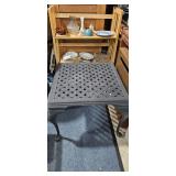 Wrought Iron Patio End Table