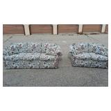 St. James Collection Floral Couch and Loveseat Set