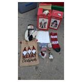 Small Collection of Christmas Decorations and Figurines