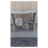 Vintage Berns Air King Corp Metal Box Fan
