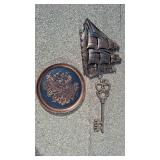 Plastic Bronze Colored Wall Decorations
