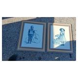 Vintage Joanne Thompson Turn of the Century Style Wall Art