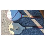 Pair of Vintage Wood Handled Tennis Rackets (MacGregor and Wilson)