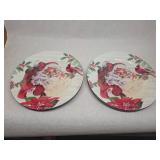 Collection of 8 Vintage Ashland Christmas Plates