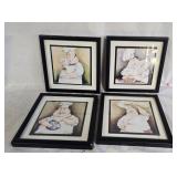 4 Happy Chef Prints - Artist Tracy Flickinger