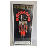 Vintage Tulsa Ballet "The Nutcracker" Framed Poster 25" x 12"