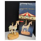 Breckenridge Musical Carousel with Porcelain Giraffe
