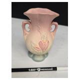 Hull Pottery Magnolia Double-Handled Bud Vase (Pattern #13)