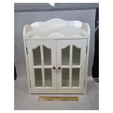 Vintage Style White Wooden Wall Mounted Cabinet