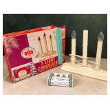 Vintage NOMA 3-Light Christmas Candolier with Box - Potterville