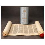 Vintage Miniature Torah Scroll - Judaica - Potterville