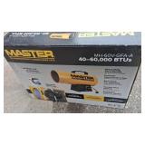 New in Box Master Brand Portable Torpedo Heater 40,000-60,000 BTU