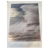 Poster of South Haven MI Lighthouse