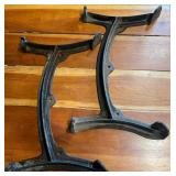 Cast iron legs