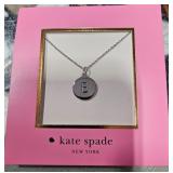 Kate Spade One in a Million Initial Necklace "E" .040 Silver - Estate Sales Warehouse (GR)