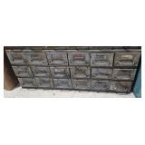 Equipto 18 Drawer Metal Parts Cabinet #2 - Estate Sales Warehouse (GR)