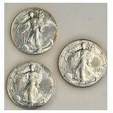 Lot of 3 - 2022 American Silver Eagles