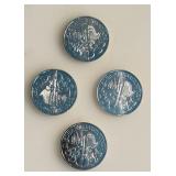 Lot of 4 - 1 oz - .999 Fine Silver - 2019 Philharmonic Silver Rounds (1 of 3)
