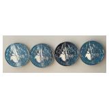 Lot of 4 - 1 oz - .999 Fine Silver - 2019 Philharmonic Silver Rounds (3 of 3)