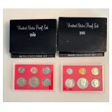 1980 / 1981 - United States Proof Sets