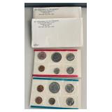 Lot of 2 - 1972 - Uncirculated Coin Sets