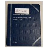 Lincoln Head Cents Book 2 - Date Range 1941 - 1975 - 87 Coins