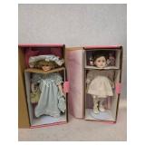 2 Vintage Collectible Porcelain Dolls from Treasury Collection by Paradise Galleries