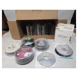 Large Collection of Misc. Vintage (Blank?) CDs