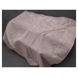 Downton Abbey Collection WestPoint Home Beige/Tan Cotton-Fill Quilt - Queen 94x94 & 2 Shams - Potterville