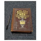 Treasures of Use and Beauty Victorian Book - Estate Sales Warehouse (GR)
