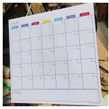 Metal Square Calendar Approx 12" x 12" - Estate Sales Warehouse (GR)