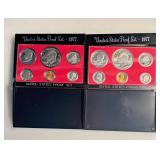 Lot of 2 - 1977 - United States Proof Sets