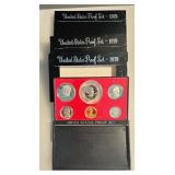 Lot of 3 - 1979 - United States Proof Sets