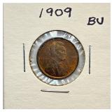 BU 1909 Lincoln Wheat Cent