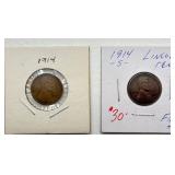 1914 / 1914 S - Lincoln Wheat Cents